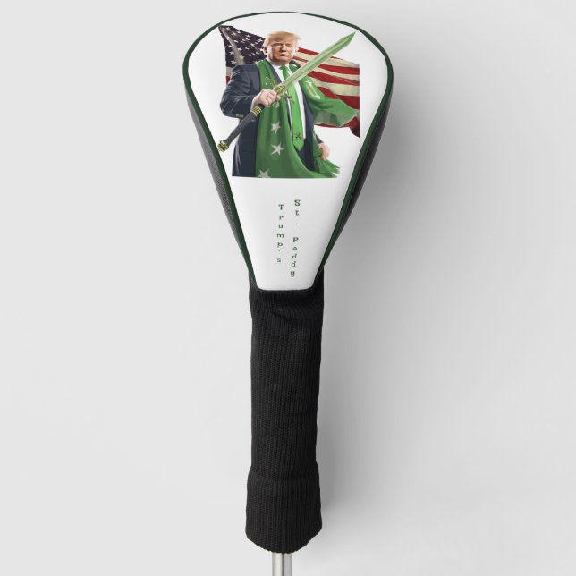 Trump's St. Paddy Golf Head Cover (Front)