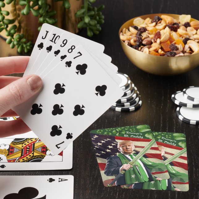 Trump's St. Paddy Playing Cards (In Situ)
