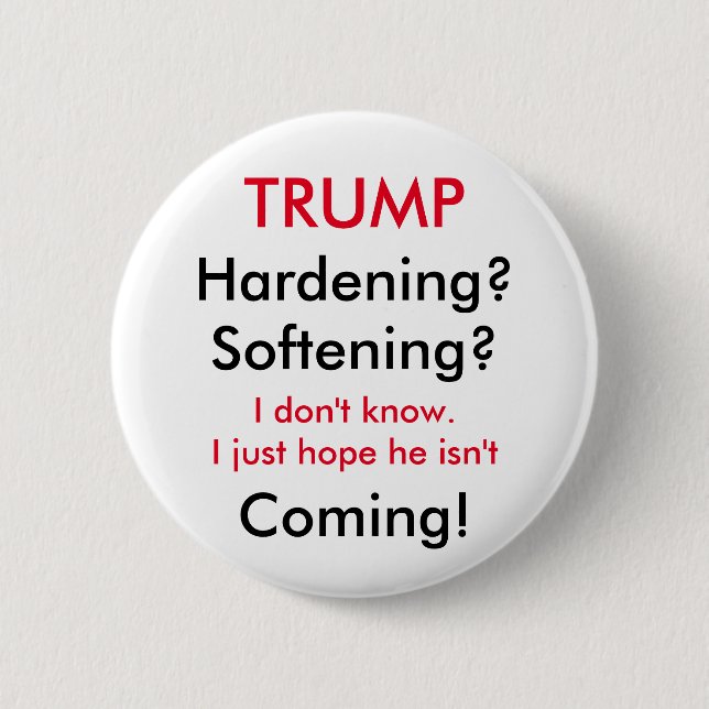 Trump's Stance on Immigration 2 Inch Round Button (Front)