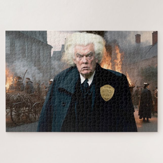 Trump's Witch Hunt Jigsaw Puzzle (Horizontal)