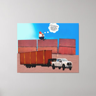 Trumpty Dumpty Stretched Canvas Print