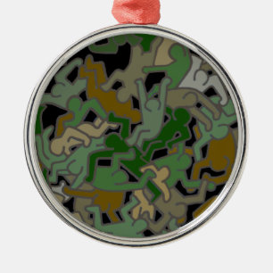 Trumpublicans Chaos Destroy Democracy Metal Ornament