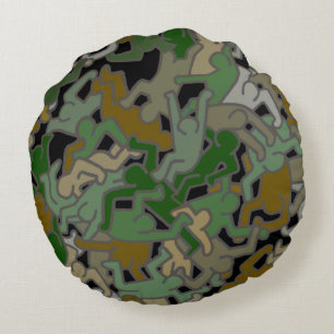 Trumpublicans Chaos Destroy Democracy Round Pillow