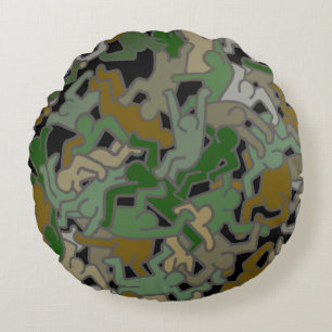 Trumpublicans Chaos Destroy Democracy Round Pillow