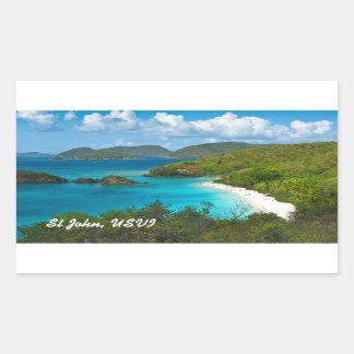 Trunk Bay, St John USVI Sticker