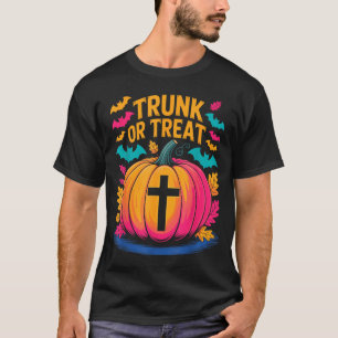 Trunk Or Treat Halloween Costume Christian Pumpkin T-Shirt