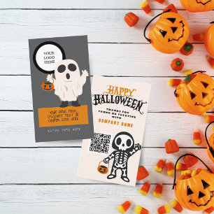 Trunk or Treat Halloween Ghostly Guests Business Card