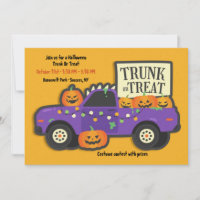 Trunk Or Treat Halloween
