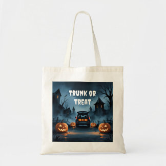 Trunk or Treat Halloween Tote Bag for Kids & Fam