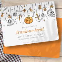 Trunk or Treat Modern Chic Halloween Party
