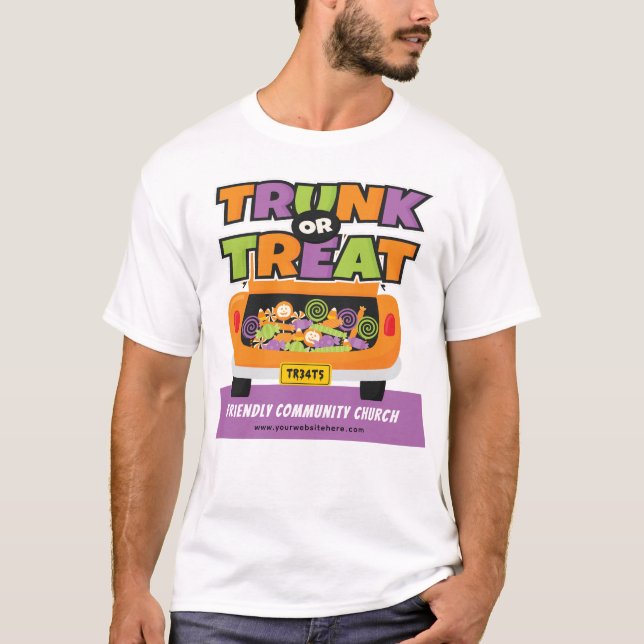 Trunk or Treat Party Event T-Shirt (Front)