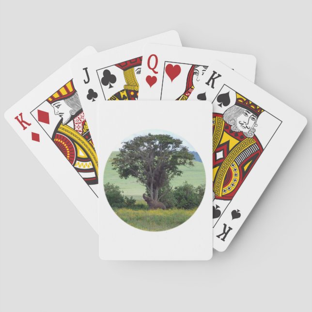Trunk to the Breeze – Ngorongoro African Elephant Playing Cards (Back)