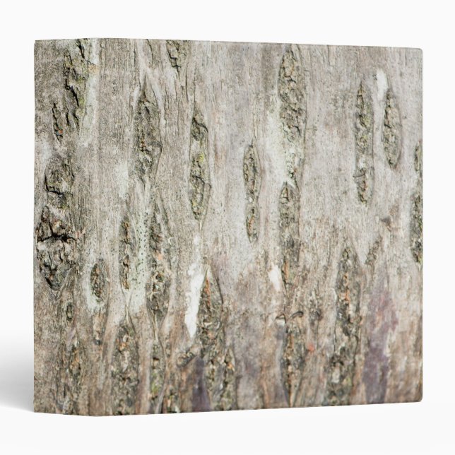 Trunk tree bark pattern binder (Front/Spine)