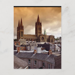 Truro Cathedral, Cornwall, England Postcard