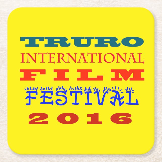 TRURO INTERNATIONAL FILM FESTIVAL 2016 COASTER (Front)