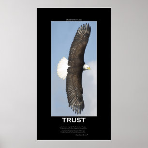 TRUST Bald Eagle Motivational Poster
