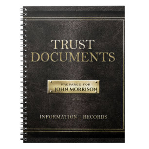 Trust Documents Notebook