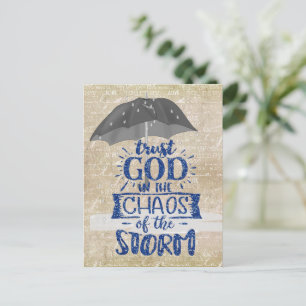 Trust God Affirmation Postcard