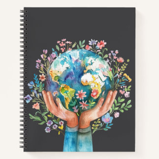 Trust God Christian | Faith Inspired Earth Notebook
