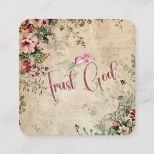 Trust God Enclosure Card