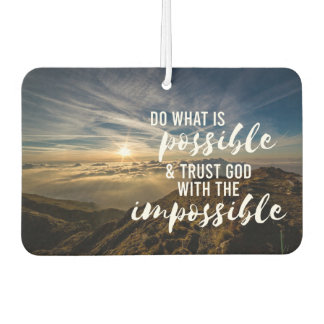 Trust God Inspiring Christian Air Freshener