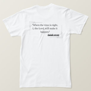 Trust God Ornate Cross Christian Quote T-Shirt