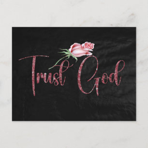 Trust God Postcard