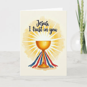 Trust In Jesus Art Card