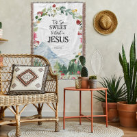 Trust In Jesus | Mountain Wildflower Monogram