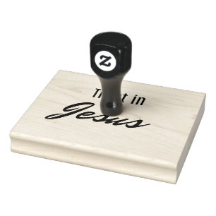 Trust in Jesus Rubber Stamp