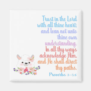 Trust in the Lord Bible Verse Magnet