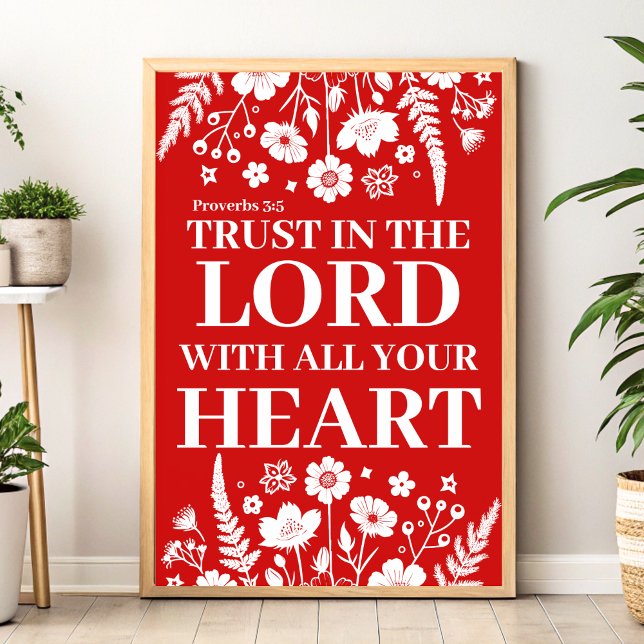 Trust in the Lord Christian Wall Art Print (Creator Uploaded)