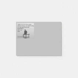 Trust In the Lord Comforting Uplifting Bible Verse Post-it Notes