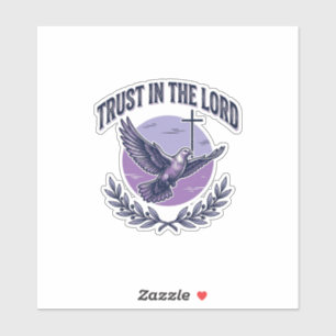 Trust in the Lord Dove Christian T-Shirt Design_1