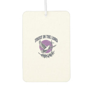 Trust in the Lord Dove Christian T-Shirt Design (2 Air Freshener