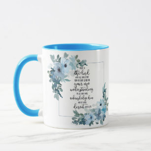 Trust in the Lord floral Mug