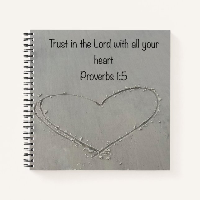 Trust in the Lord  Notebook (Front)