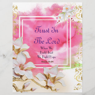 Trust in the Lord Personalized Paper