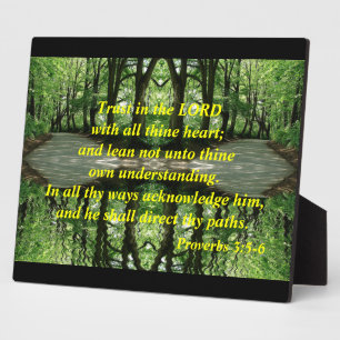 Trust in the Lord Plaque