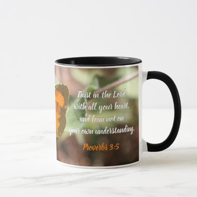 Trust in the Lord Proverbs 3:5 Mug (Right)