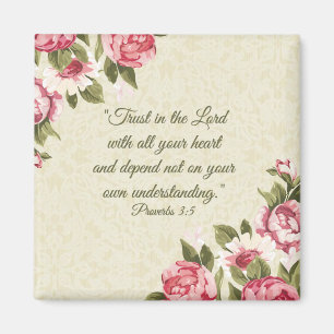 "Trust in the Lord" Psalms Scripture Magnet