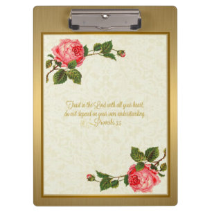 Trust in the Lord with all your Heart Clipboard