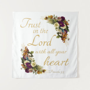 Trust in the LORD with All Your Heart for Women Tapestry