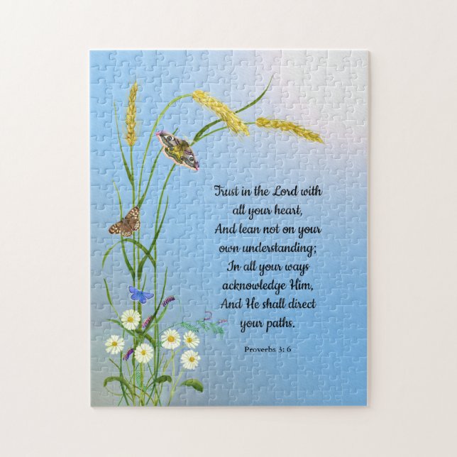 Trust in the Lord with all your heart Jigsaw Puzzl Jigsaw Puzzle (Vertical)