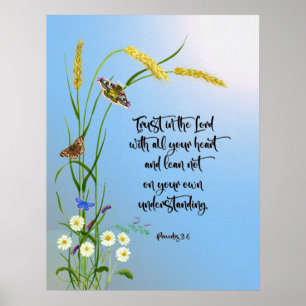 Trust in the Lord with all your heart Poster
