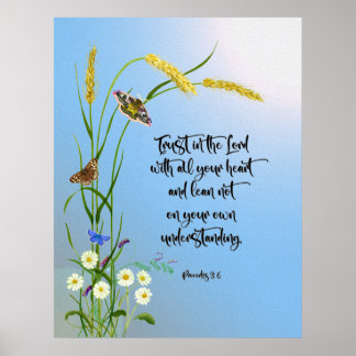 Trust in the Lord with all your heart Poster