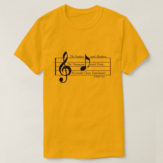 Trust Issues  (variant) - A MisterP Shirt (Design Front)