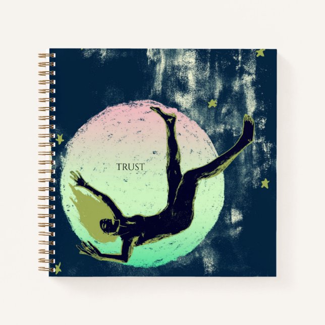 Trust Journal- "Moon Falling to Earth" Notebook (Front)