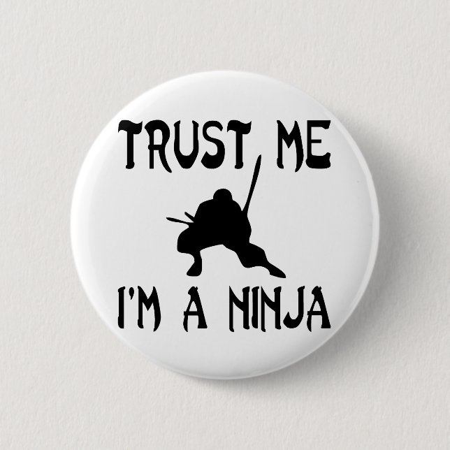 Trust Me 2 Inch Round Button (Front)