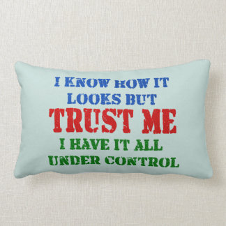 Trust Me -- All Under Control Lumbar Pillow